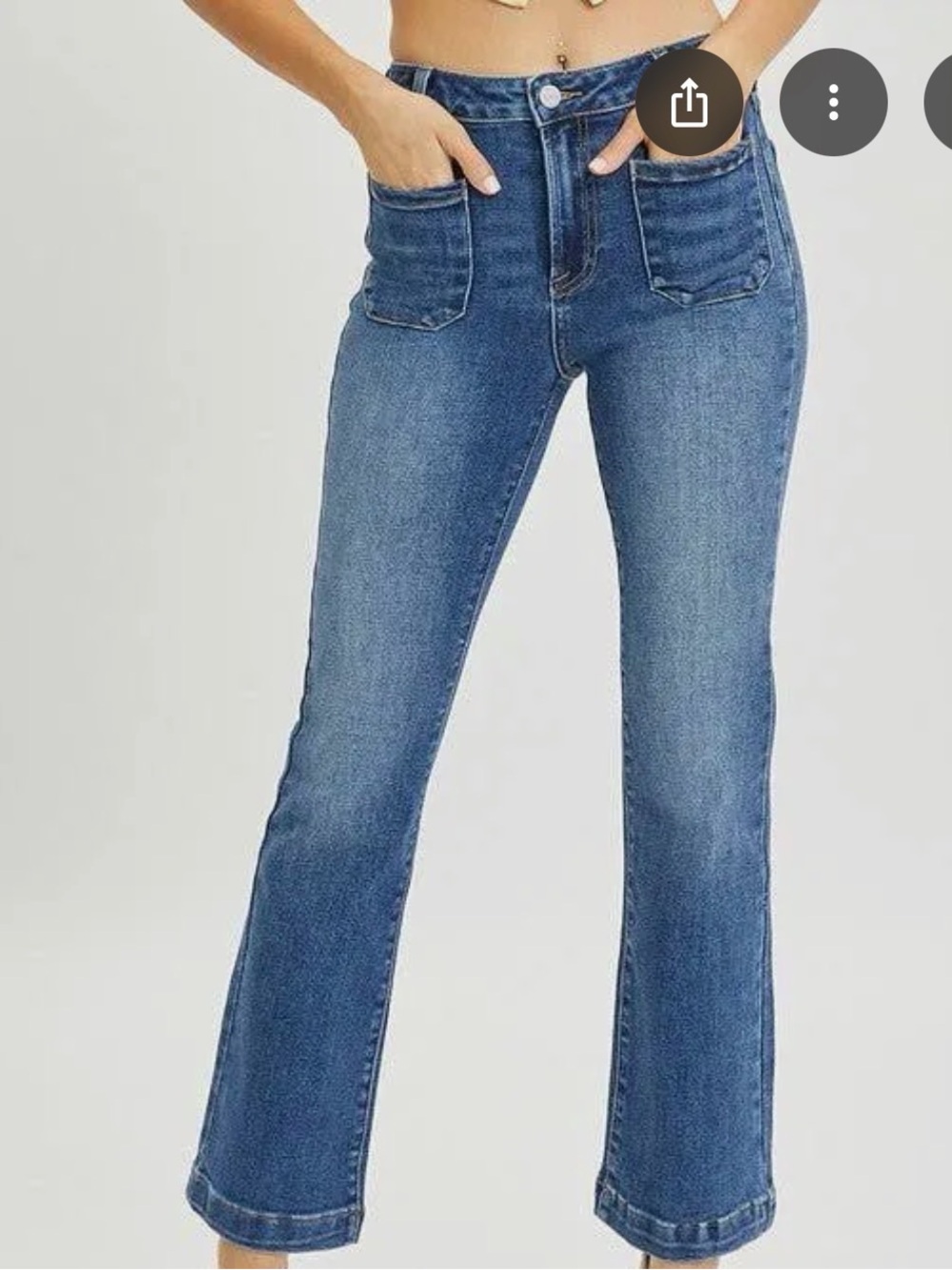 Risen: high rise patch pocket straight